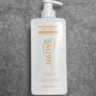 Native Moisturizing Body Wash Shea Butter & Almond 18 fl oz