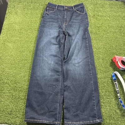 Well Worn Women's Wide Leg High Rise Jeans, Color Blue Size 10/30