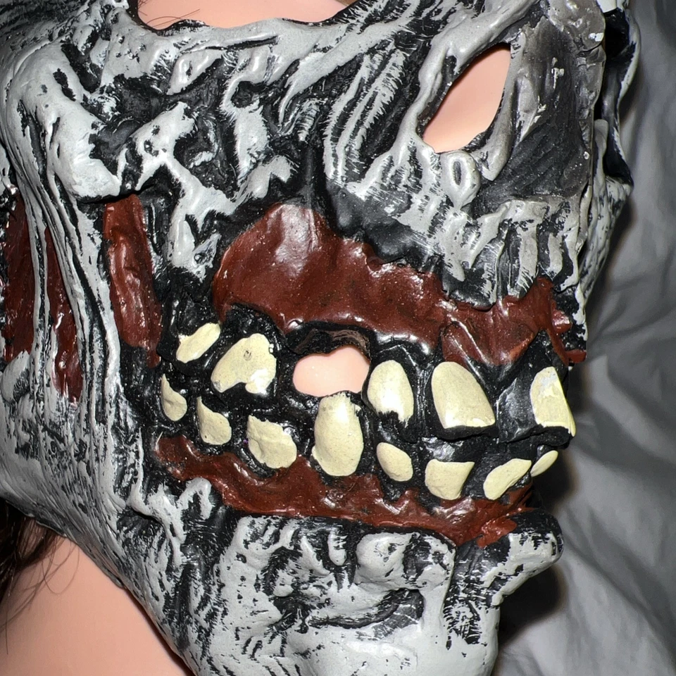 California Costume Collections Inc. Zombie Skeleton Bloody Horror Face Mask Fest - Image 2 of 4