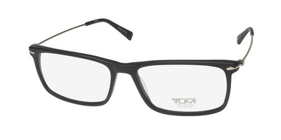 NEW TUMI VTU019 BLUE LIGHT LENS EYEGLASS FRAME MENS FULL-RIM PLASTIC 0703 BLACK