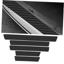 Car Door Sill Protector, Carbon Fiber Anti-Scratch Automotive Doors Edge 5PCS