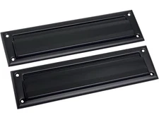 QCAA Solid Brass Mail Slot with Interior Back Plate 13” X 3.625” Venetian Bronze