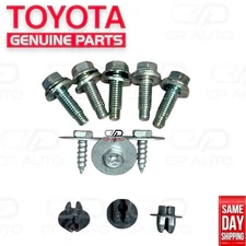 07 - 21 TOYOTA TUNDRA SKID PLATE METAL SPLASH SHIELD BOLT CLIP SCREW SET OEM NEW