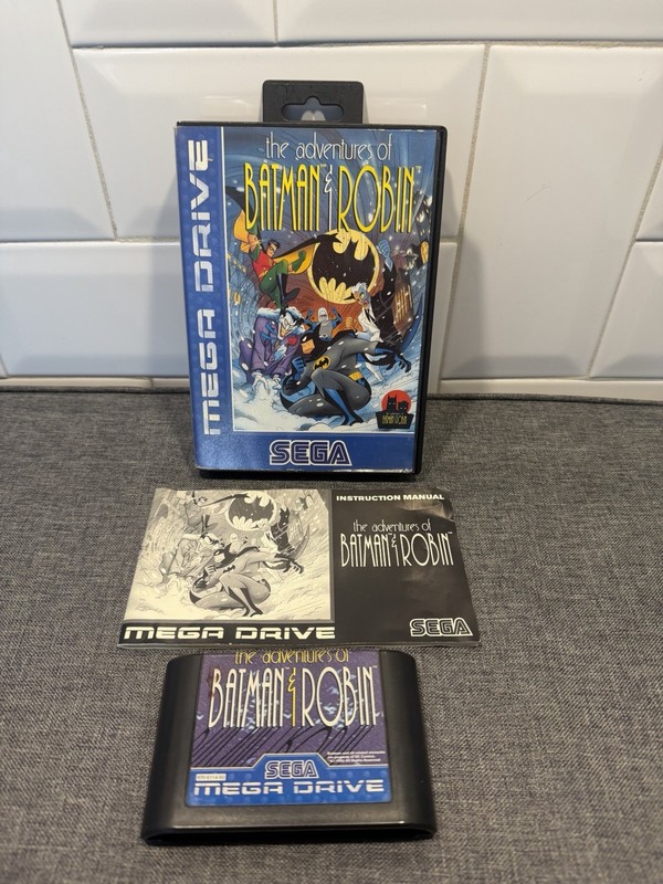 Sega Mega Drive PAL The Adventures of Batman & Robin Boxed with Manual Complete