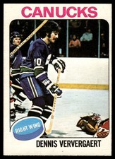 1975-76 O-Pee-Chee Vintage Hockey Dennis Ververgaert #42 VIEW SCAN
