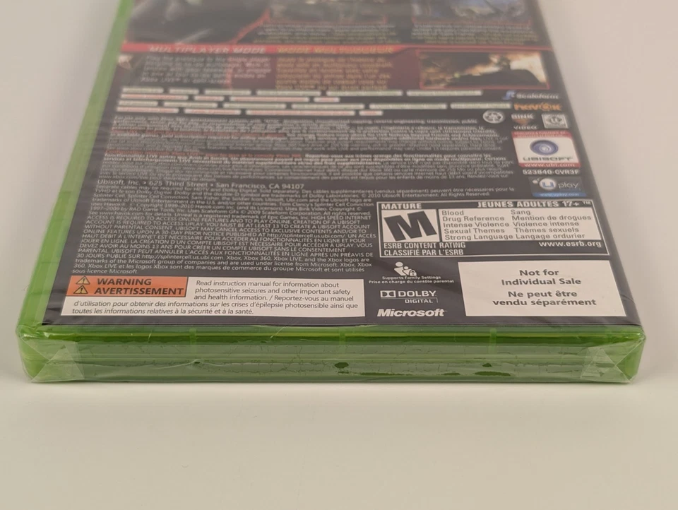 Tom Clancy's Splinter Cell: Conviction (Microsoft Xbox 360)➡️BRAND NEW SEALED🔥 - Image 3 of 4