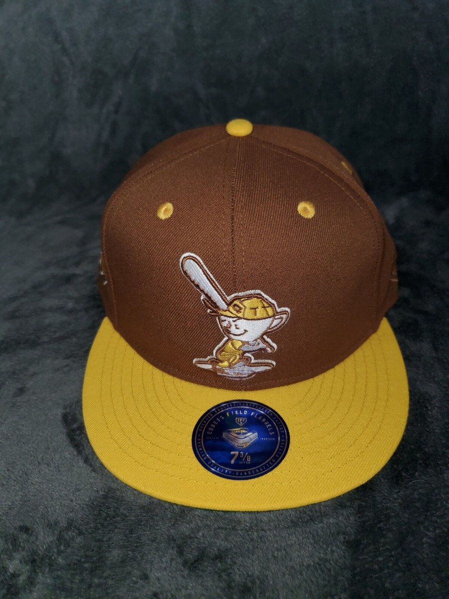 CORDOBA CAFETEROS EFF DNA EBBETS FIELD BROWN YELLOW FITTED HAT SZ