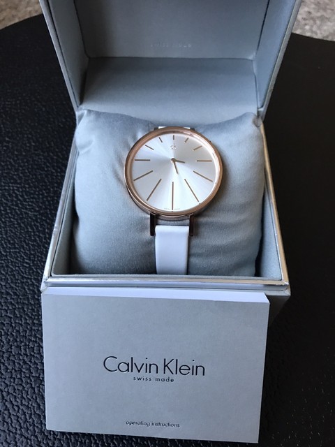 calvin klein swiss made women's watch