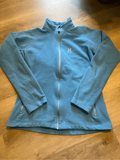 Haglofs Blue Full Zip Fleece Jacket Size Small