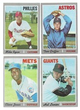 1970 Topps baseball - less than EX - 326-up - You Pick 'Em