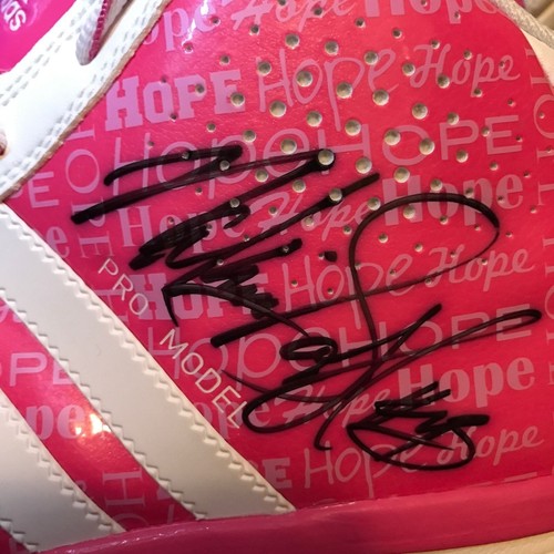 Phoenix Mercury GAME USED Pink SHOES Nakia Sanford AUTOGRAPH Basketball WNBA - Picture 7 of 8