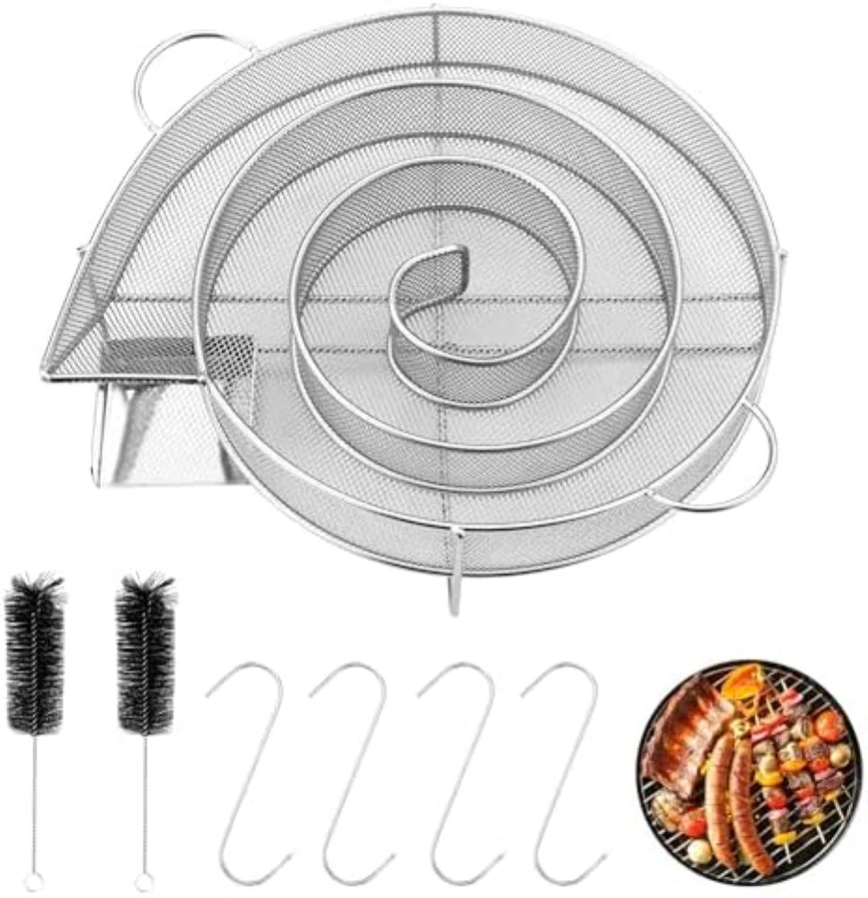 Affumicatore Barbecue Portatile,Generatore Fumo Freddo con Manico,Con 2 Spazzola