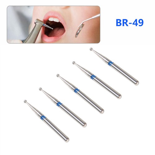 50 Pcs Dental Diamond FG High Speed Burs for Polishing Smoothing Teeth Polishers - Picture 53 of 361