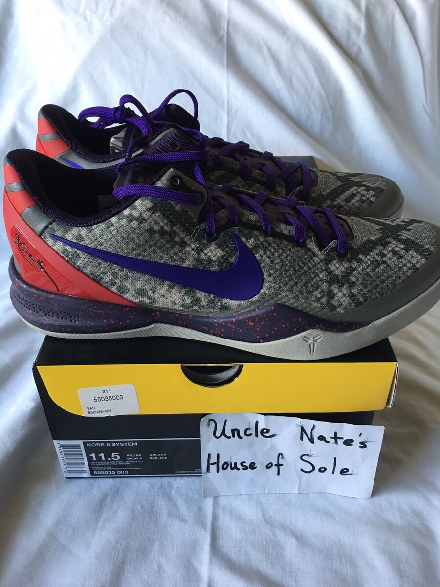 FLASH SALE** Nike Kobe 8 System 2013 'Mine Gray' OG, Size FLASH SALE** Nike Kobe 8 System 2013 'Mine Gray' OG, Size
