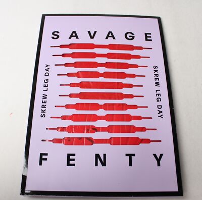 Savage X Fenty Women's Savage X Stockings With Back Seam ZG3 Red Size XS/S  NWT