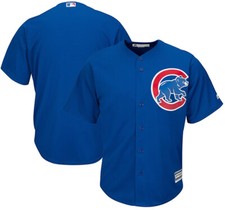 Chicago Cubs Alternate Blue Majestic Performance Cool Base Jersey-10160-10163