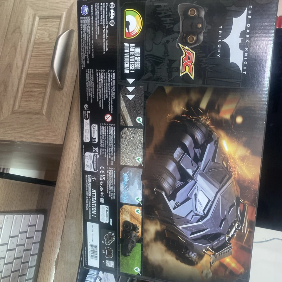 NEW Dark Knight Batman Batmobile Tumbler RC Car Remote Control DC Comics - Image 4 of 4