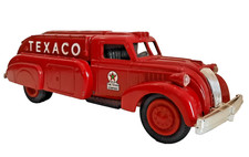 Vtg Texaco 1939 Dodge Airflow Tanker Truck Ertl Diecast Bank Key 10 Gas Oil NIB