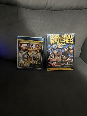 2010 WWE WrestleMania XXVI 3 Disc Collector Edition Blu-ray & Best Of 2011 DVD