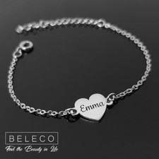 Custom Name Bracelet Any Name Pendant Monogram Gift Jewelry Customize Your Charm
