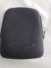 Aftershokz Shokz Headphones SILICONE ZIPPERED Black CASE ONLY 5.5 BY 4" APPROX