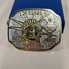 Vintage Belt Buckle 100 Years of Liberty Statue of Liberty 1886-1986 New
