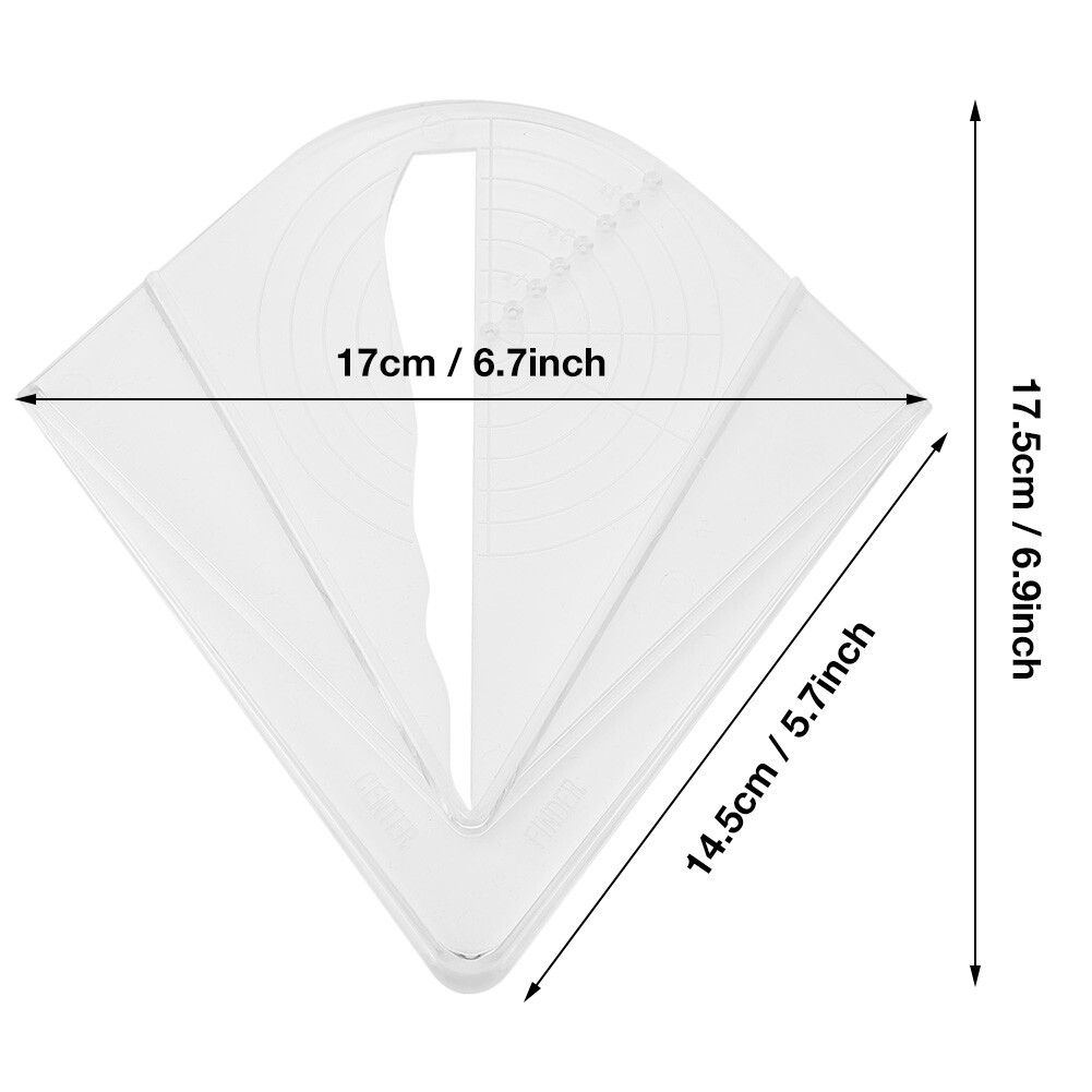 Plastic Center Finder For Square Round And Sexangle Woodwork Tool CAR