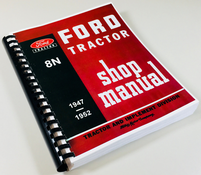 #ad #ad Ford 8N Tractor Service Repair Manual Technical Shop Book 2N 9N Compatible New $36.99