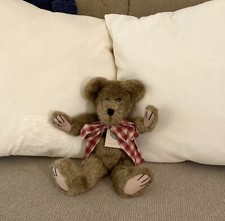 The Boyds Collection J. B. Bean Series Jointed 14" Teddy Bear Vintage