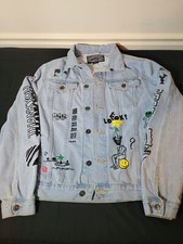 Broocklyn Cloth Denim Jacket Blue Size Large Preowned 0290