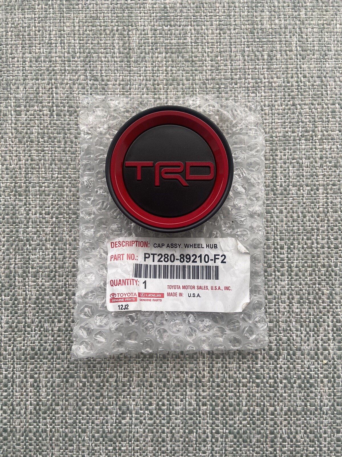 2017-2023 Toyota 4Runner TRD Pro 17" Center Cap 1 PCS | PT28089210F2 ...