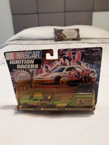 Vtg.Toy Biz - NASCAR - Ignition Racers - #18 BOBBY LABONTE SEALED - Picture 2 of 5