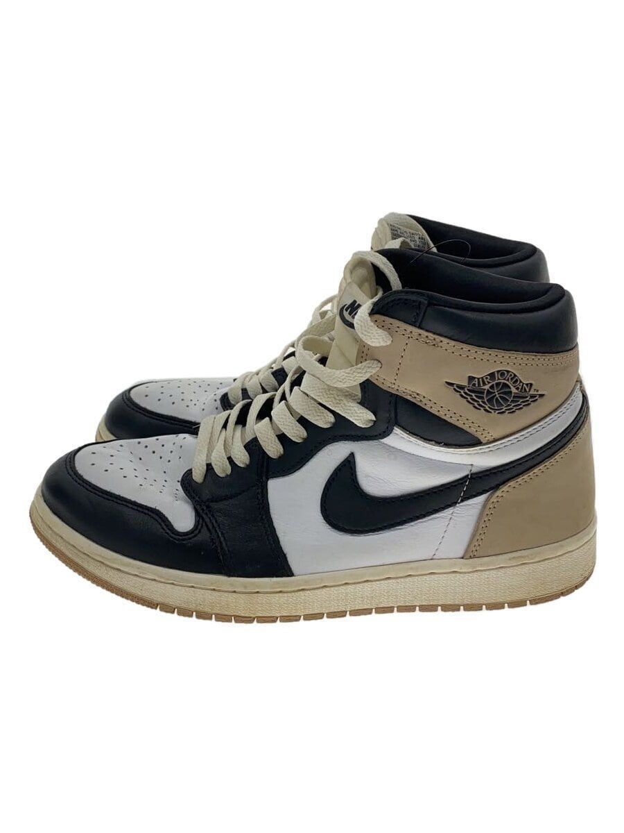 Nike High Top Sneakers AIR JORDAN 1 OG 27cm Beige Used | eBay