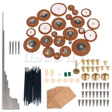Tenor Saxophone Repair Parts Spring Set w/ 10 Sax Neck Cork Pads Accessories