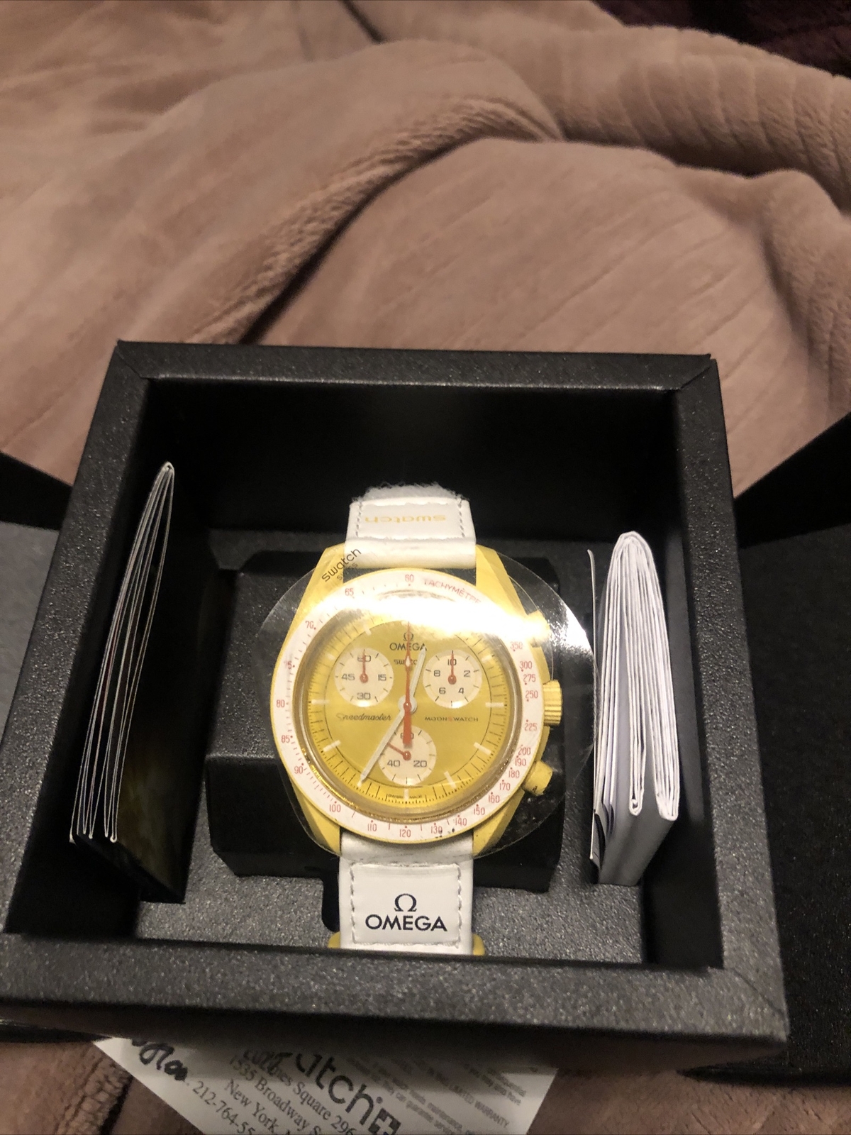 OMEGA x Swatch Speedmaster Moonswatch Sun