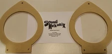 MDF Speaker / Spacer Rings, Factory Chevy to 6.5" SMALL 1/4" Adapters One Pair