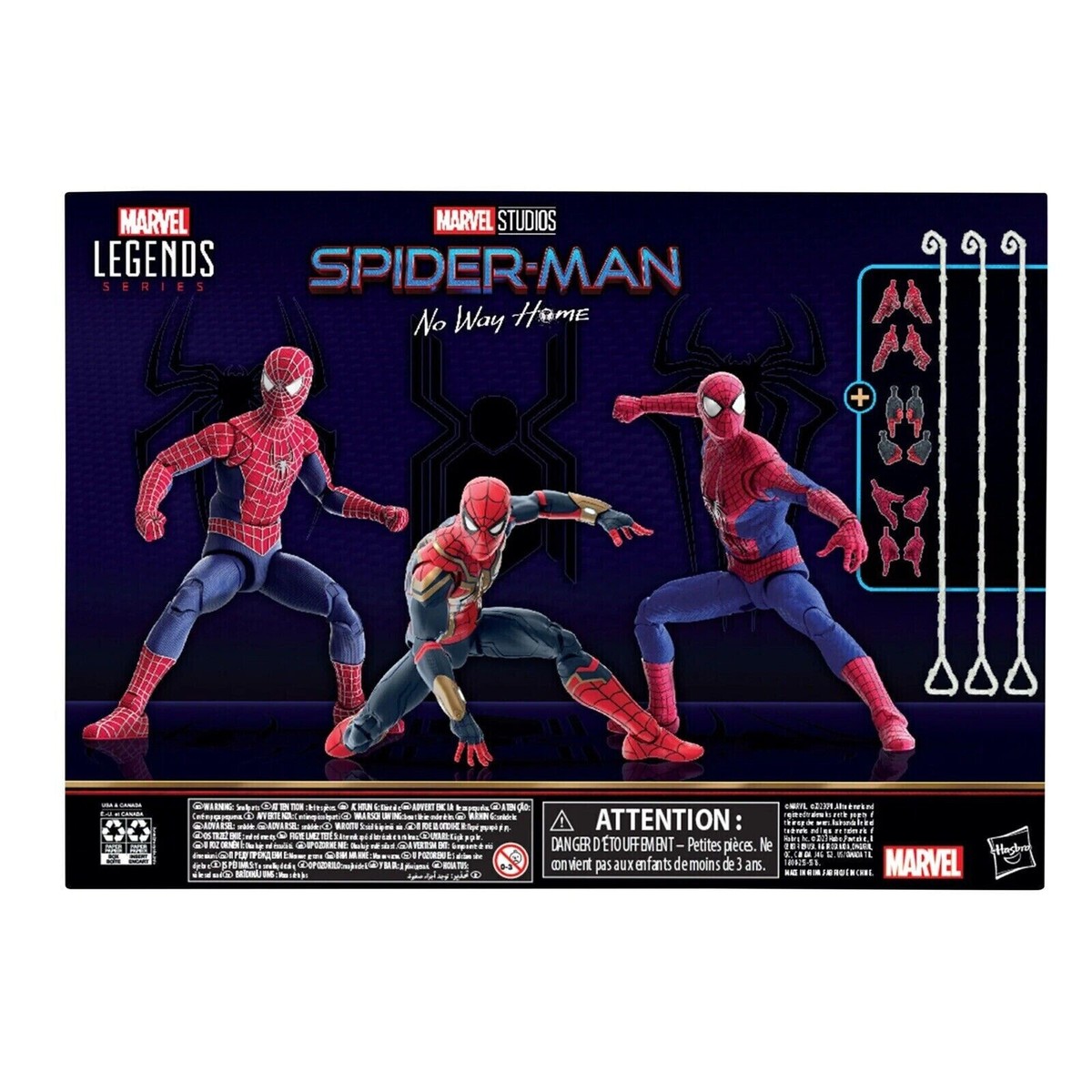 Marvel Legends Spider-Man 3 Pack Hasbro Pulse Exclusive SEALED