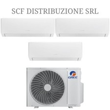 CLIMATIZZATORE CONDIZIONATORE TRIAL SPLIT GREE 21000 BTU Inverter R32 + 3 PULAR