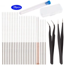 28pcs/Set 3D Printer Nozzle Cleaning Tool Kit 3D Nozzle Cleaners for 3D Printer