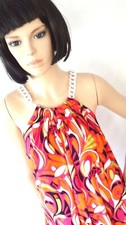 Woman Top MACY'S Collection . Mulitcolor Dress . SUPERB BEAUTIFUL . NWOT