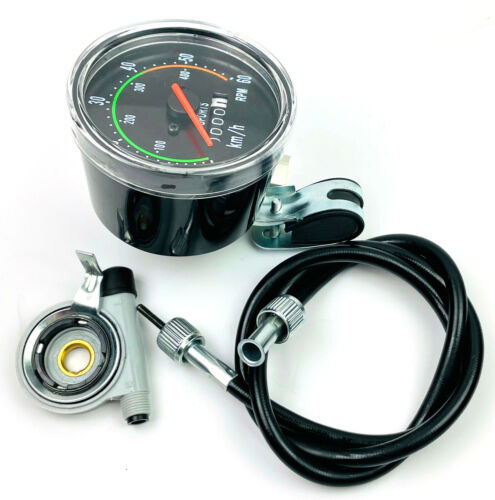 Fahrrad Tacho Mechanisch Tachometer Analog Kilometerzähler Hardware Speed Meter - Bild 1 von 8