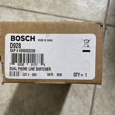 Bosch D928 Dual Phone Line Switcher