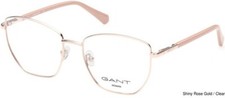 GANT GA4111 028 Gold/Nude Metal Optical Woman Eyeglasses Frame 54-17-140 GA RX