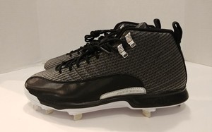 jordan 12 baseball cleats metal