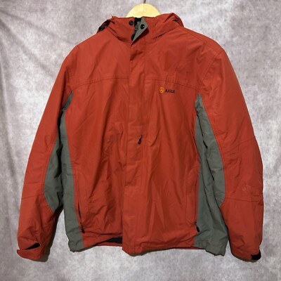 Aigle Men s Winter jacket Dark Salmon and Gray size L