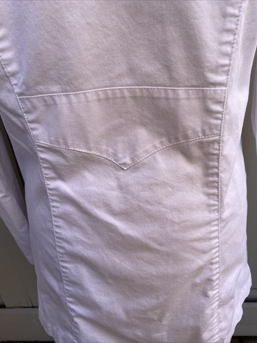 Women's 1st Quality META Fundamentals White Mid Length Lab Coat Size 8(M) - Picture 4 of 9