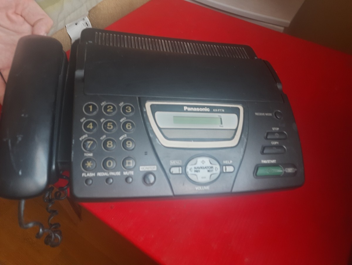 Vintage Panasonic KX-FT74 Fax Machine Telephone Speakerphone | eBay