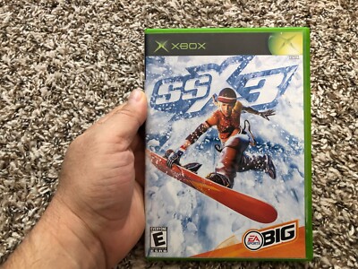Xbox SSX 3 (Microsoft Xbox, 2003) Complete CIB w/ Manual & Reg Card Tested