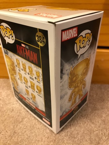 Funko Pop Marvel Studio 10o Aniversario Dorado Cromo Ant-Man #384 - Imagen 7 de 12