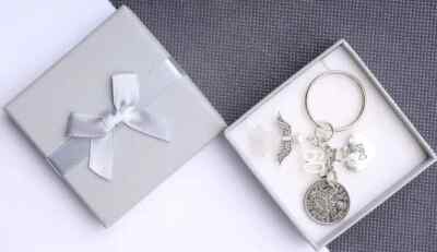 Personalisierter 1963 60. Geburtstag Lucky Sixpence Neuheit Schlüsselring - Geschenk für ihn